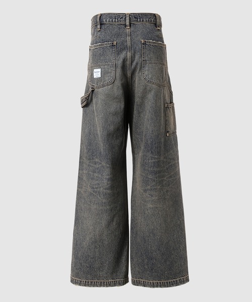 DAIRIKU（ダイリク）の「Vintage Washed Painter Denim Wide Pants（デニムパンツ・メンズ・ブラック/インディゴブルー・29(M)/31(L)/27(S)）」の9枚目の写真