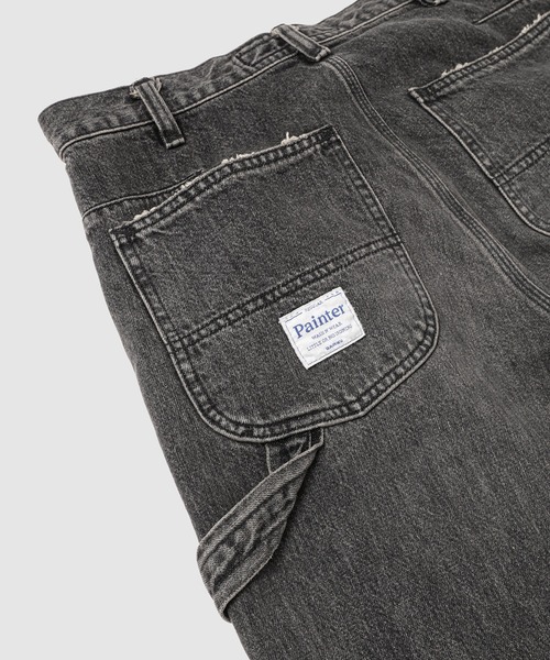 DAIRIKU（ダイリク）の「Vintage Washed Painter Denim Wide Pants（デニムパンツ・メンズ・ブラック/インディゴブルー・29(M)/31(L)/27(S)）」の18枚目の写真