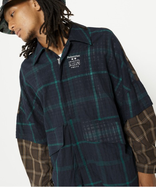STOF（ストフ）の「STOF/ストフ/TRIBE EMBROI CHANGE JACKET（その他アウター・メンズ・ブラック/レッド・S/M）」の2枚目の写真