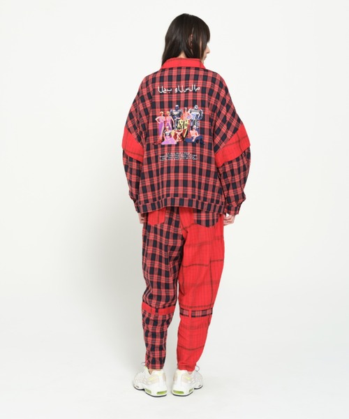 STOF（ストフ）の「STOF/ストフ/TRIBE EMBROI CHANGE JACKET（その他アウター・メンズ・ブラック/レッド・S/M）」の7枚目の写真