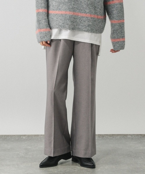 GLOBAL WORK（グローバルワーク）の「あったかスッキリイージーパンツ/580794（その他パンツ・レディース・ネイビー/グレー/チャコールグレー/ブラウン系その他7/ブルー系その他6/ブラック・X-SMALL/X-LARGE/MEDIUM/S-Long/SMALL/L-Long/LARGE/XL-Long/M-Long）」の3枚目の写真