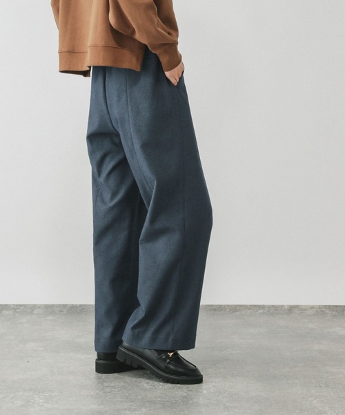 GLOBAL WORK（グローバルワーク）の「あったかスッキリイージーパンツ/580794（その他パンツ・レディース・ネイビー/グレー/チャコールグレー/ブラウン系その他7/ブルー系その他6/ブラック・X-SMALL/X-LARGE/MEDIUM/S-Long/SMALL/L-Long/LARGE/XL-Long/M-Long）」の6枚目の写真