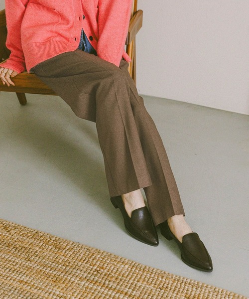 GLOBAL WORK（グローバルワーク）の「あったかスッキリイージーパンツ/580794（その他パンツ・レディース・ネイビー/グレー/チャコールグレー/ブラウン系その他7/ブルー系その他6/ブラック・X-SMALL/X-LARGE/MEDIUM/S-Long/SMALL/L-Long/LARGE/XL-Long/M-Long）」の11枚目の写真