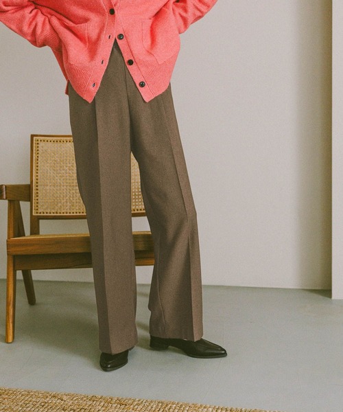 GLOBAL WORK（グローバルワーク）の「あったかスッキリイージーパンツ/580794（その他パンツ・レディース・ネイビー/グレー/チャコールグレー/ブラウン系その他7/ブルー系その他6/ブラック・X-SMALL/X-LARGE/MEDIUM/S-Long/SMALL/L-Long/LARGE/XL-Long/M-Long）」の14枚目の写真