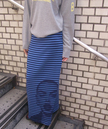 【完売商品】ボーダープリントスカート　オリエンスジャーナルスタンダード Oriens JOURNAL STANDARD｜オリエンス ジャーナルスタンダードの