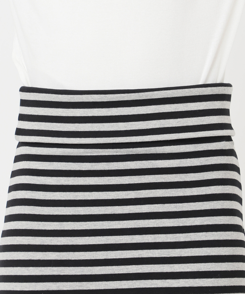 Oriens JOURNAL STANDARD（オリエンス ジャーナルスタンダード）の「《追加2》ボーダープリントスカート（スカート・レディース・ブラック/ブルー系その他・FREE）」の12枚目の写真