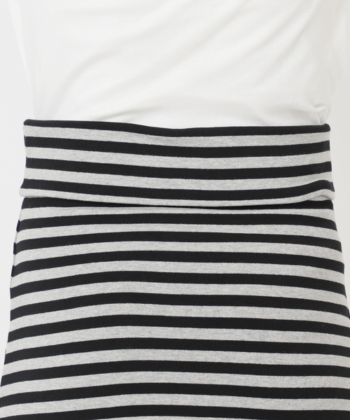 Oriens JOURNAL STANDARD（オリエンス ジャーナルスタンダード）の「《追加2》ボーダープリントスカート（スカート・レディース・ブラック/ブルー系その他・FREE）」の14枚目の写真