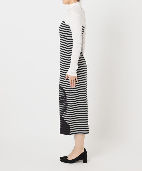 Oriens JOURNAL STANDARD（オリエンス ジャーナルスタンダード）の「《追加2》ボーダープリントスカート（スカート・レディース・ブラック/ブルー系その他・FREE）」の22枚目の写真