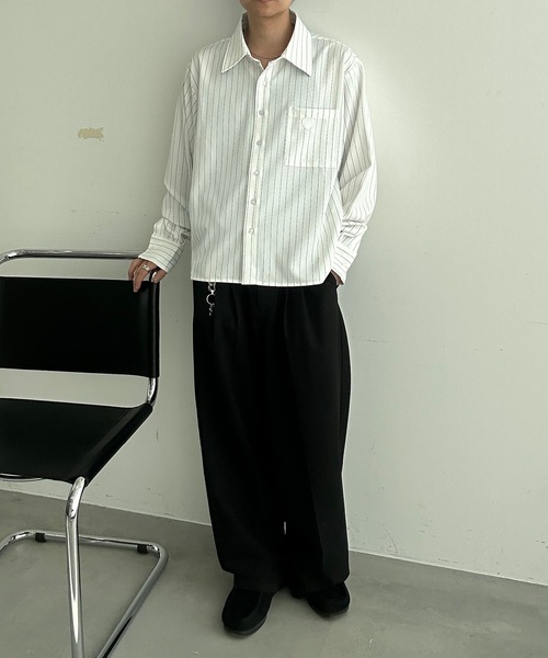 MandO（Auntie Rosa）（エムオー）の「ハート刺繍アクセントアソートシャツ（シャツ/ブラウス・メンズ・ホワイト系その他/ホワイト/ブラック/ブラック系その他・MEDIUM/LARGE）」の21枚目の写真