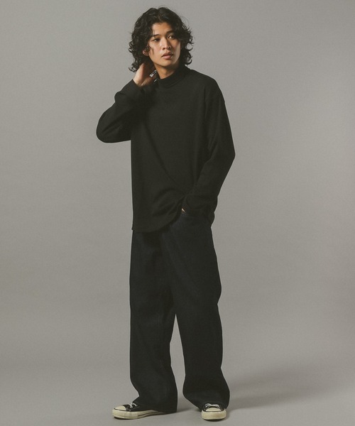 RAGEBLUE(レイジブルー)の「タートルネックTシャツ(Tシャツ/カットソー・メンズ・ブラック/ホワイト・SMALL/MEDIUM/LARGE)」の21枚目の写真