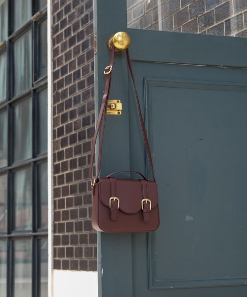GLOBAL WORK(グローバルワーク)の「PUミニショルダーBAG/603699(ショルダーバッグ・キッズ・ダークブラウン/ブラック/オフホワイト・FREE)」の1枚目の写真