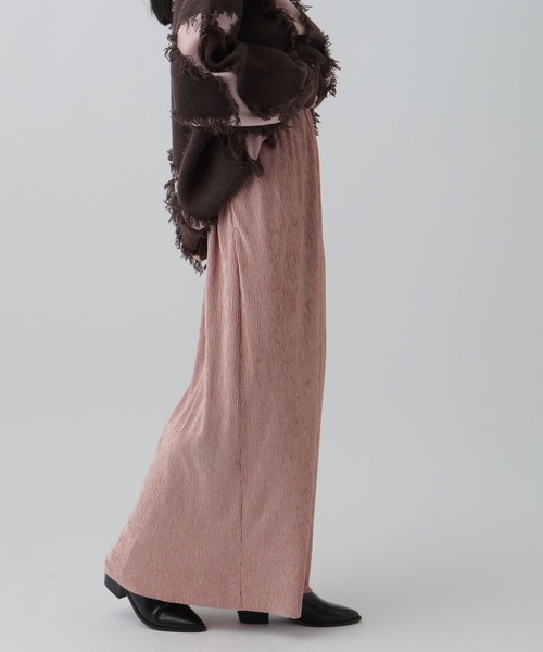 LEPSIM（レプシィム）の「《セルフカット可能》ベロアプリーツスカート　603879（スカート・レディース・ブラック/アイボリー/ピンク/ブラウン・FREE）」の19枚目の写真