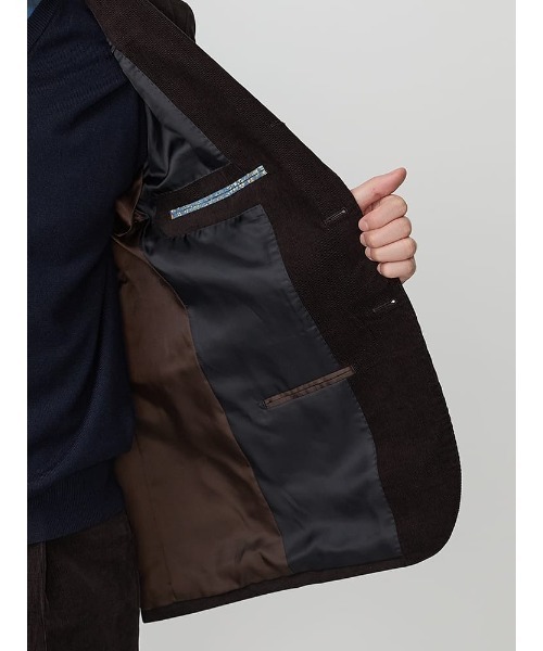 TRANS CONTINENTS（トランスコンチネンツ）の「TRANS CONTINETNS　コーデュロイセットアップ　ヴィンテージ　ジャケット　ベージュ/ブラウン（テーラードジャケット・メンズ・ベージュ/ブラウン・M/L/AB（M）/AB（L）/S/LL/XL-AB）」の13枚目の写真