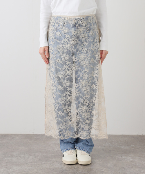 FRAMeWORK（フレームワーク）の「ROSEANNA/ローズアンナ レースSK（スカート・レディース・アイボリー・FREE）」の3枚目の写真