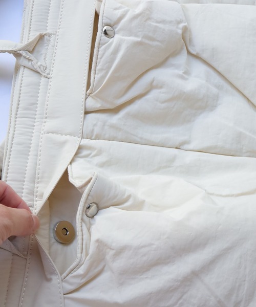 Crisp（クリスプ）の「2ポケットパディングショルダーバッグ（ショルダーバッグ・レディース・ブラック/アイボリー・FREE）」の10枚目の写真