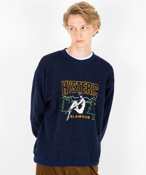 CHILLIN' WEEKEND刺繍 スウェット（スウェット）｜HYSTERIC GLAMOUR