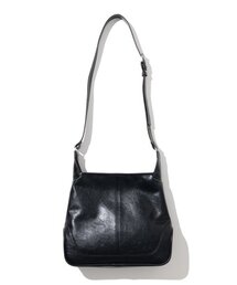 Millo Archive（ミロ アーカイブ）の「シェルレザーデイバッグ [ブラック]（メッセンジャーバッグ）」