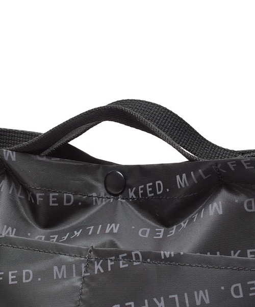 MILKFED.（ミルクフェド）の「MEDIUM BAG ORGANIZER（エコバッグ/サブバッグ・レディース・ブラック・ONE SIZE）」の12枚目の写真