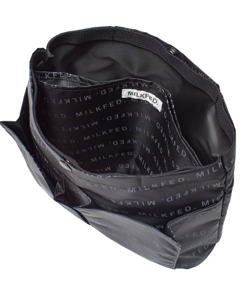MILKFED.（ミルクフェド）の「MEDIUM BAG ORGANIZER（エコバッグ/サブバッグ・レディース・ブラック・ONE SIZE）」の14枚目の写真