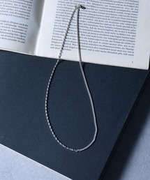 MAISON CLUB(���]���N���u)�́yMAISON CLUB�zMini AnchoChain Combi Necklace Silver925 / �~�j�A���J�[�`�F�[���R���r�l�b�N���X�@�V���o�[ KUN(�l�b�N���X)