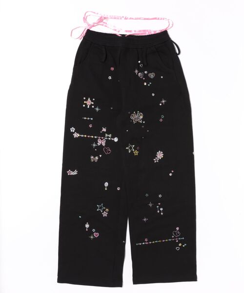 L.H.P(エルエイチピー)の「CFIERCE/フィアス/STICKER TROUSERS(スウェットパンツ・レディース・ホワイト/ブラック・S/M)」の7枚目の写真