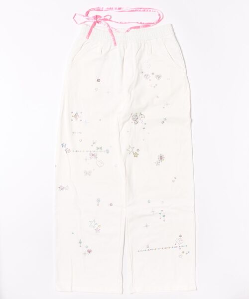 L.H.P(エルエイチピー)の「CFIERCE/フィアス/STICKER TROUSERS(スウェットパンツ・レディース・ホワイト/ブラック・S/M)」の9枚目の写真