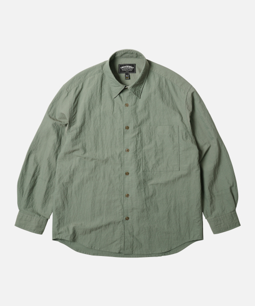 NYLON RAYON RELAXED SHIRT _ JADE GREEN（シャツ/ブラウス