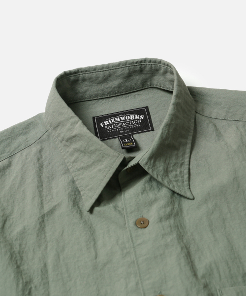 FRIZMWORKS(フリズムワークス)の「NYLON RAYON RELAXED SHIRT _ JADE GREEN(シャツ/ブラウス・メンズ・その他・SMALL/MEDIUM/LARGE)」の3枚目の写真