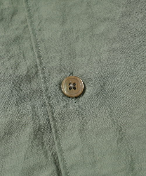 FRIZMWORKS(フリズムワークス)の「NYLON RAYON RELAXED SHIRT _ JADE GREEN(シャツ/ブラウス・メンズ・その他・SMALL/MEDIUM/LARGE)」の4枚目の写真
