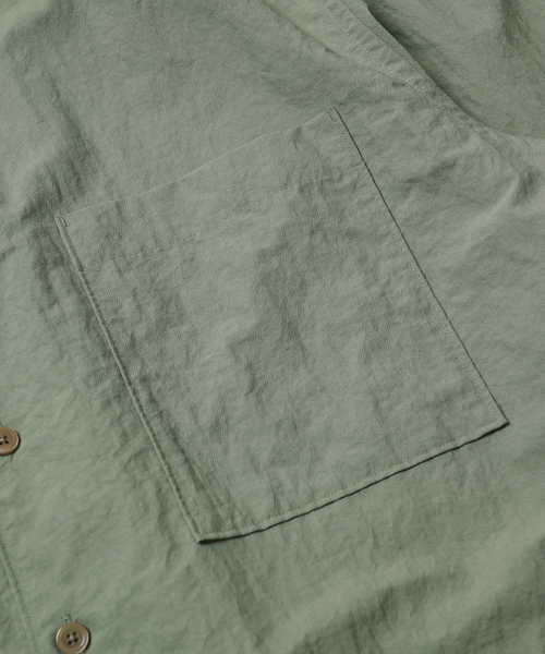 FRIZMWORKS(フリズムワークス)の「NYLON RAYON RELAXED SHIRT _ JADE GREEN(シャツ/ブラウス・メンズ・その他・SMALL/MEDIUM/LARGE)」の5枚目の写真