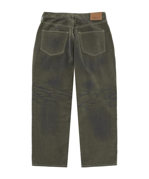 HUF（ハフ）の「HUF eightynine FLOCKED PANT（その他パンツ・メンズ・オリーブ/ブラック・28/30/32/34/36）」の4枚目の写真
