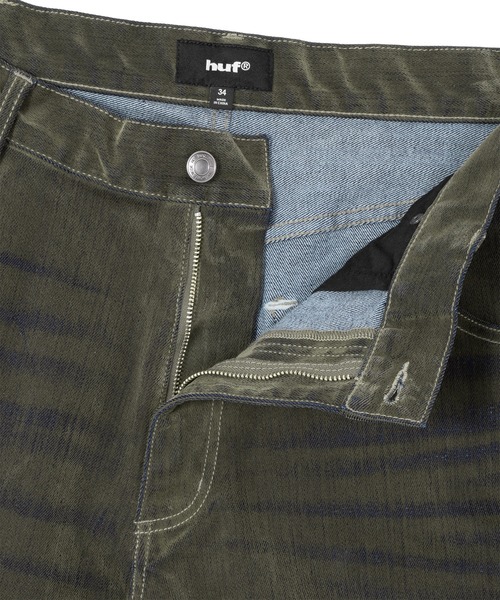 HUF（ハフ）の「HUF eightynine FLOCKED PANT（その他パンツ・メンズ・オリーブ/ブラック・28/30/32/34/36）」の14枚目の写真
