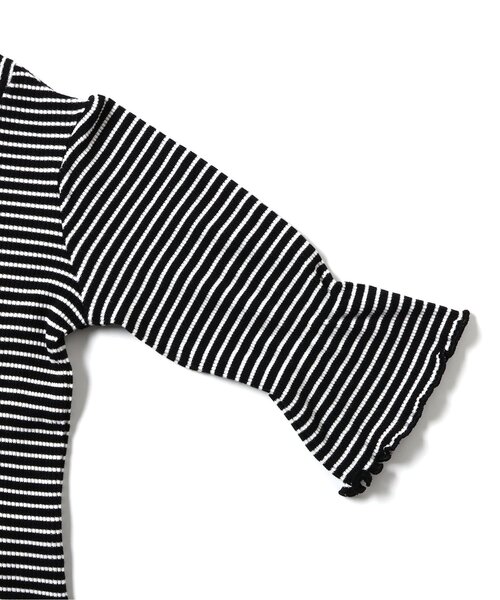 BREEZE(ブリーズ)の「【2Pセット】デニムフリルワンピース_ジュニア対応(ワンピース・キッズ・ブルー/ブラック・80/90/100/110/120/130/140)」の8枚目の写真