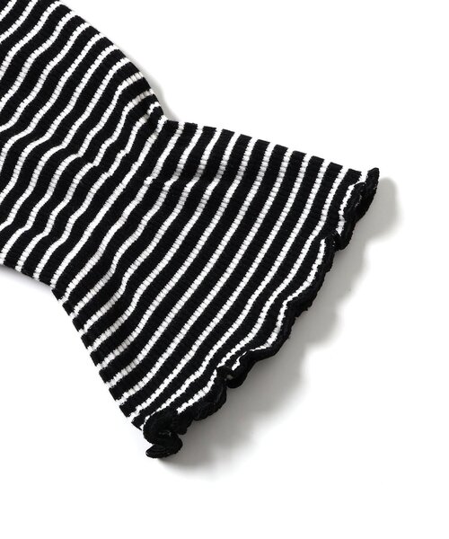 BREEZE(ブリーズ)の「【2Pセット】デニムフリルワンピース_ジュニア対応(ワンピース・キッズ・ブルー/ブラック・80/90/100/110/120/130/140)」の9枚目の写真