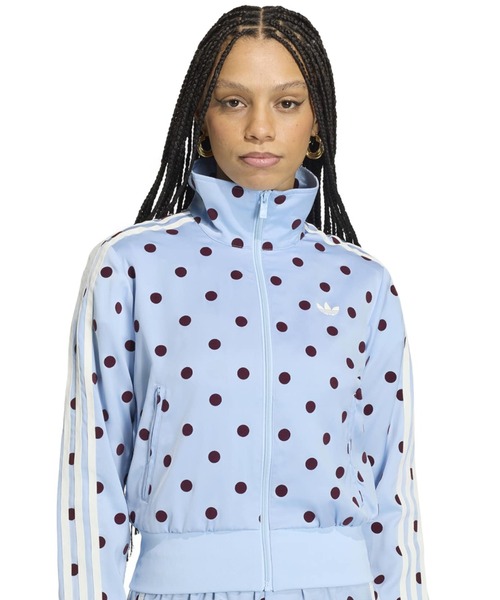 adidas SATIN POLKA DOTS Track Top / アディダス サテン水玉 トラック