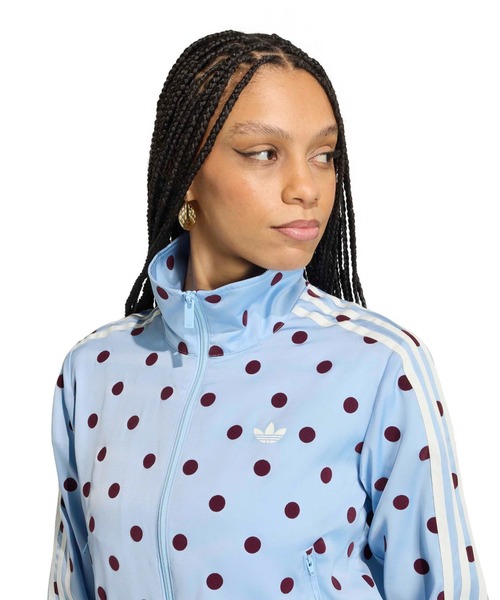 adidas SATIN POLKA DOTS Track Top / アディダス サテン水玉 トラック