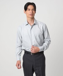 green label relaxing（グリーンレーベルリラクシング）の「コットン ヘリンボーン ワイドカラー ドレスシャツ -形態安定-（ビジネスシャツ）」