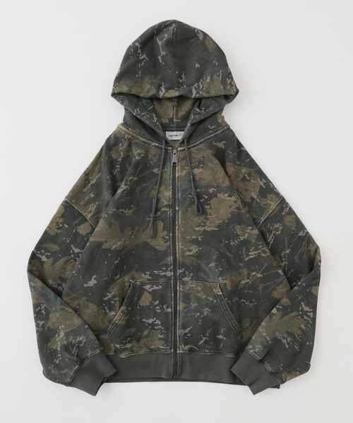 Carhartt WIP(カーハートダブリューアイピー)の「CARHARTT WIP / カーハート ダブリューアイピー HOODED BENTON SWEAT JACKET(パーカー・メンズ・ブラック/カーキ・MEDIUM/LARGE/X-LARGE)」の1枚目の写真