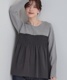 DRESKIP | 【S-LL】1枚でコーデが決まる ビスチェ風ドッキングトップス(チュニック)