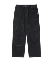 CRITIC（クリティック）の「BEBE x HALF DOUBLE KNEE POCKET COTTON PANTS BLACK（その他パンツ）」