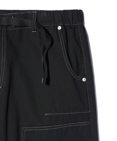 CRITIC（クリティック）の「BEBE x HALF DOUBLE KNEE POCKET COTTON PANTS BLACK（その他パンツ・レディース・その他・LARGE/X-LARGE）」の4枚目の写真