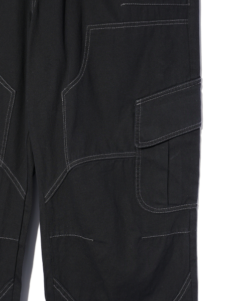 CRITIC（クリティック）の「BEBE x HALF DOUBLE KNEE POCKET COTTON PANTS BLACK（その他パンツ・レディース・その他・LARGE/X-LARGE）」の5枚目の写真