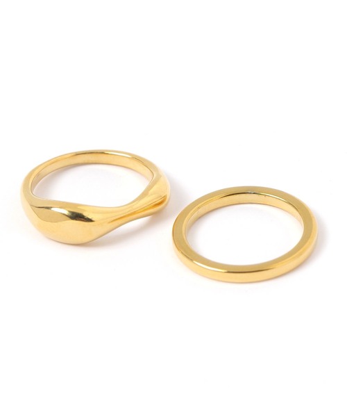 GLOBAL WORK(グローバルワーク)の「ステンレス2点セットリング/612362(リング・レディース・シルバー系その他/ゴールド系その他6/シルバー系その他3/ゴールド系その他4/ゴールド系その他5/シルバー系その他2・FREE)」の7枚目の写真