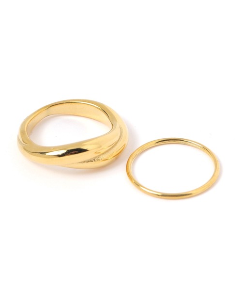 GLOBAL WORK(グローバルワーク)の「ステンレス2点セットリング/612362(リング・レディース・シルバー系その他/ゴールド系その他6/シルバー系その他3/ゴールド系その他4/ゴールド系その他5/シルバー系その他2・FREE)」の9枚目の写真
