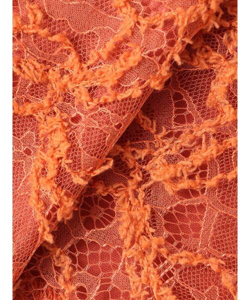 Ungrid（アングリッド）の「起毛レースマーメイドスカート（スカート・レディース・オレンジ/オフホワイト/ブラック・FREE）」の16枚目の写真