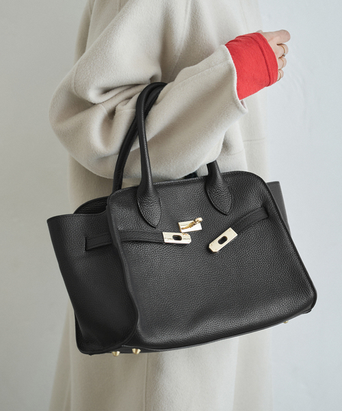 IENA（イエナ）の「《WEB限定/追加》AULENTTI/オウレンティ 別注 BELT BAG トートバッグ（トートバッグ・レディース・ブラック/ブラウン・FREE）」の3枚目の写真