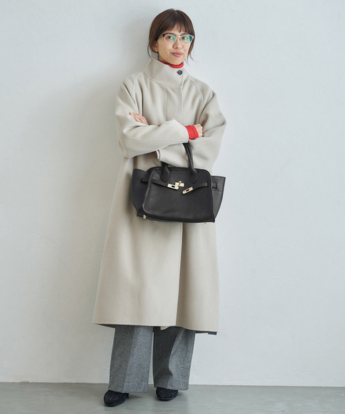 IENA（イエナ）の「《WEB限定/追加》AULENTTI/オウレンティ 別注 BELT BAG トートバッグ（トートバッグ・レディース・ブラック/ブラウン・FREE）」の7枚目の写真