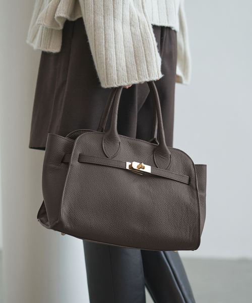 IENA（イエナ）の「《WEB限定/追加》AULENTTI/オウレンティ 別注 BELT BAG トートバッグ（トートバッグ・レディース・ブラック/ブラウン・FREE）」の13枚目の写真