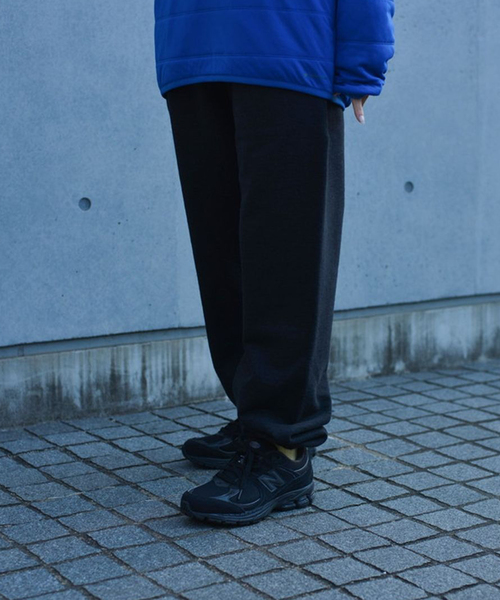 Snow Peak(スノーピーク)の「SNOWPEAK / スノーピーク Recycled Cotton Pants(スウェットパンツ・メンズ・ブラック/アイボリー・MEDIUM/LARGE)」の12枚目の写真
