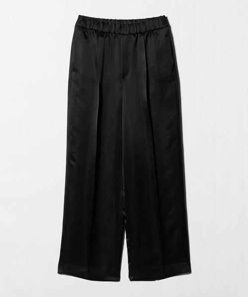 ASTRAET(アストラット)の「<ASTRAET>アセテート サテン ソクショウワイドパンツ(その他パンツ・レディース・ブラック/ダークブラウン・00/0/1)」の20枚目の写真